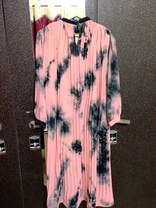 Tie-Dye Long Sleeve Dress