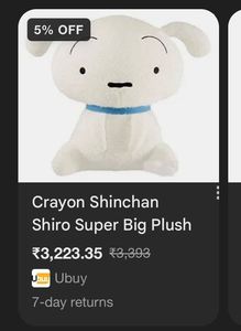 Shinchan ‘Shiro’ Plush Doll