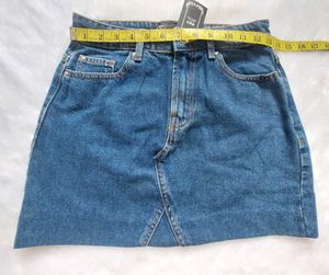 Denim Mini Skirt