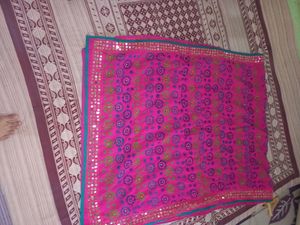 Heavy Embroidery Work Dupatta