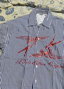 Striped Short Sleeve Button-Down