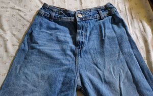 Straight Wide Leg Denim