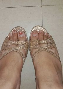 Tan Color Heels &amp; Wedges