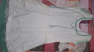 Embroidered White Kurta