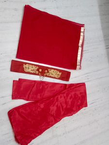 Red Party Wear Gown