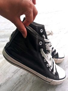 Black High Top Sneakers