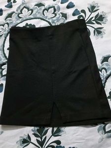 A Crisp Black Mini Skirt