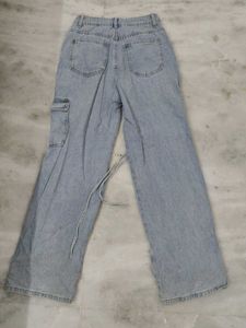 Bow Lace Denim Jeans