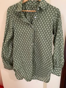 Cotton Sanganeri Print Shirt