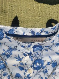 ZARA Floral Print TOP/SHIRT/KURTI