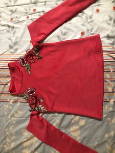 Pink Party Wear Top