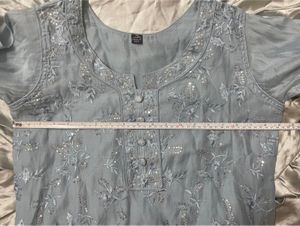 Embroidered Kurta Pant Set