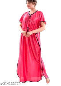 Women Kaftan Nighty With Robe