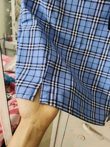 Blue Plaid co-ord Set