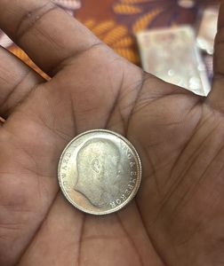 One Rupee Silver coin