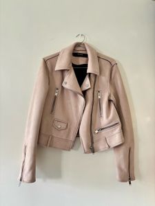 Zara Suede Moto Jacket
