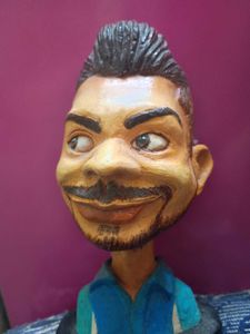 virat kohli handmade sculpture
