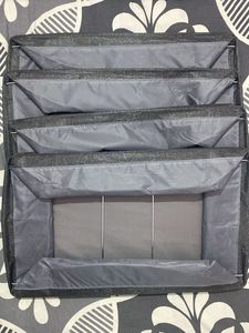 Grey Fabric Storage Bins (Set of 4)