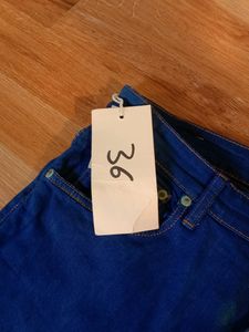 Denim Blue Straight Fit Jeans