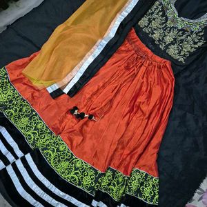 Elegant Lehenga Choli Set|wedding|marriage