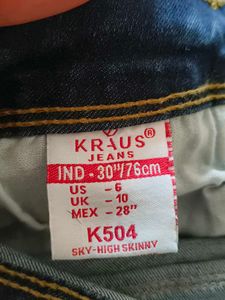 Kraus K504 Blue Sky high skinny jeans