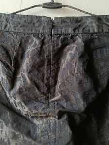 GAP LEOPARD PRINT LEATHER SKIRT