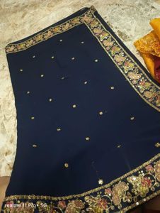 Embroidered Saree with Blouse