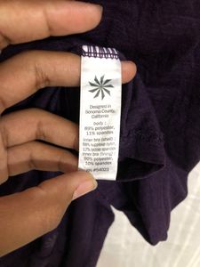 Purple Sleeveless Top