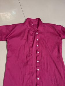 Pink Casual Shirt