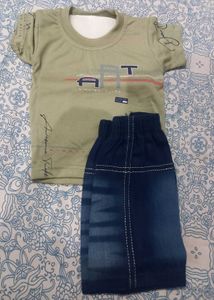 JEANS AND TSHIRT SET FOR KIDS