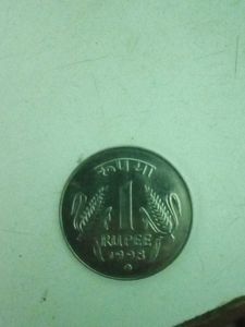 Brand New 1 Rupee Coin(1998)