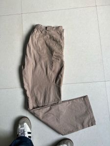 Beige Cargo Pants