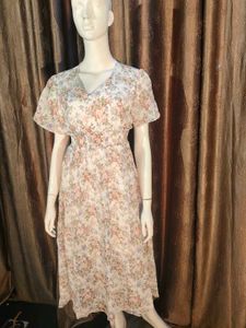 Floral Print Midi Dress