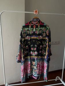 Multi Floral Natural KIMONO