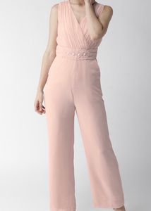 Women Pink Wrap Detail Jumpsuit