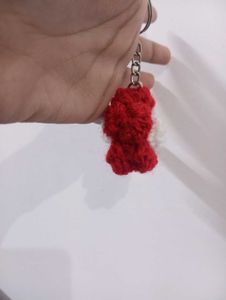Handmade Crochet Flower Keychain
