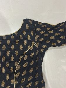 A Black Desinger Blouse
