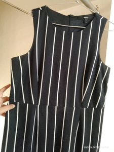 Chic Striped Midi Dress