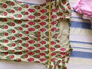 Green Colour Kurta Set With White Plazzo