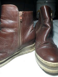 Brown Leather Boots