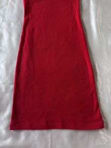 Zara Red Bodycon Mini Dress