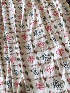 Vintage Print Cotton Dress