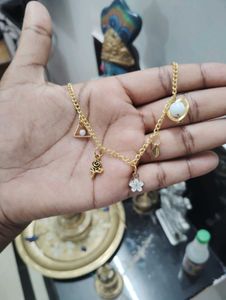 Gold Charm Necklace Layers