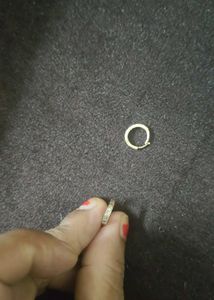 Sparkling Hoop Earring 22k Gold 2 Item