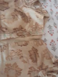 Padded Full Sleeves Golden Blouses