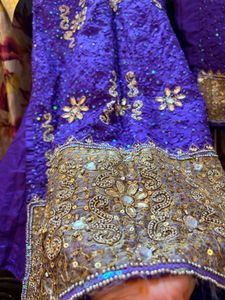 Purple Embroidered Kurta Set