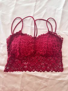Red Bralette Top