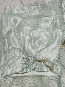 Light Sea Green Party Lehenga Choli Set