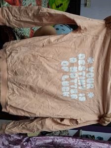 Peach Graphic Sweatshirt