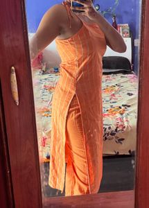 Orange 🍊 Kurthi Set
